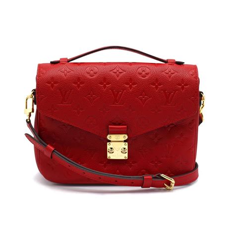 lv red bag small.